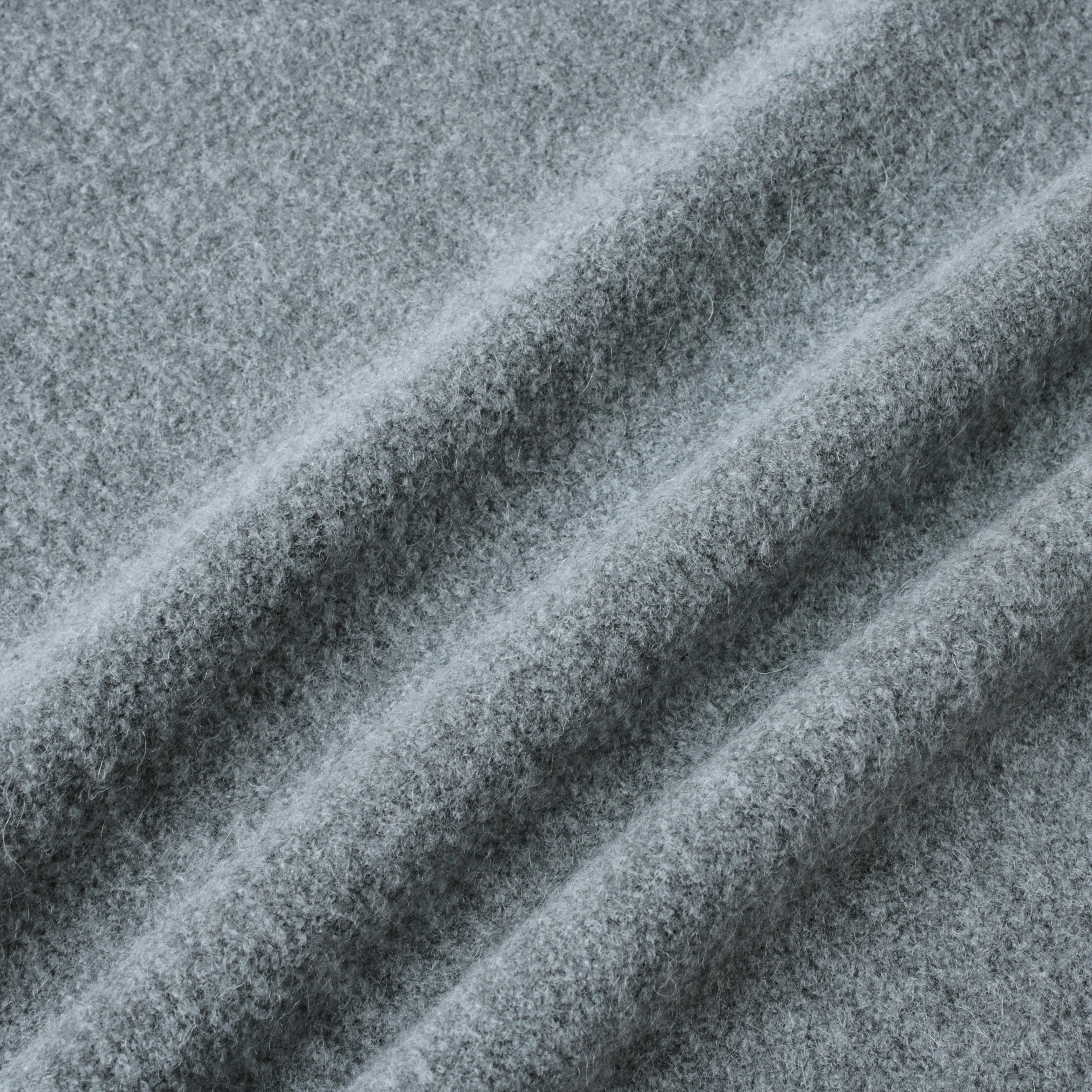 24 New Arrival High Quality Brand Fashion Dark Grey Woven Double Faced Alpaca Merino Wool Tweed Fabric for Overcoat Suit Dress