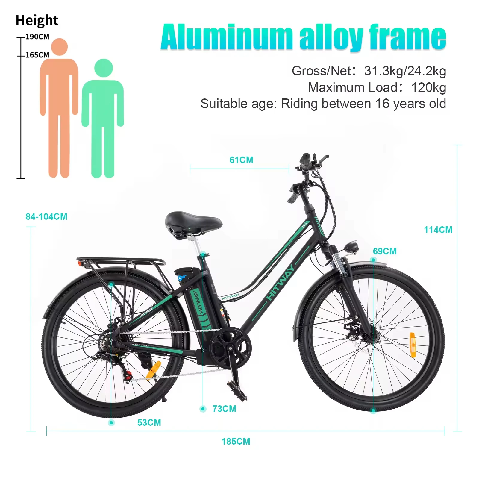 Full Suspension mountain e-bike 48V 500W 18.2AH fast Electric City e Bike bicycle bicycle fat tire e-bike electric bike