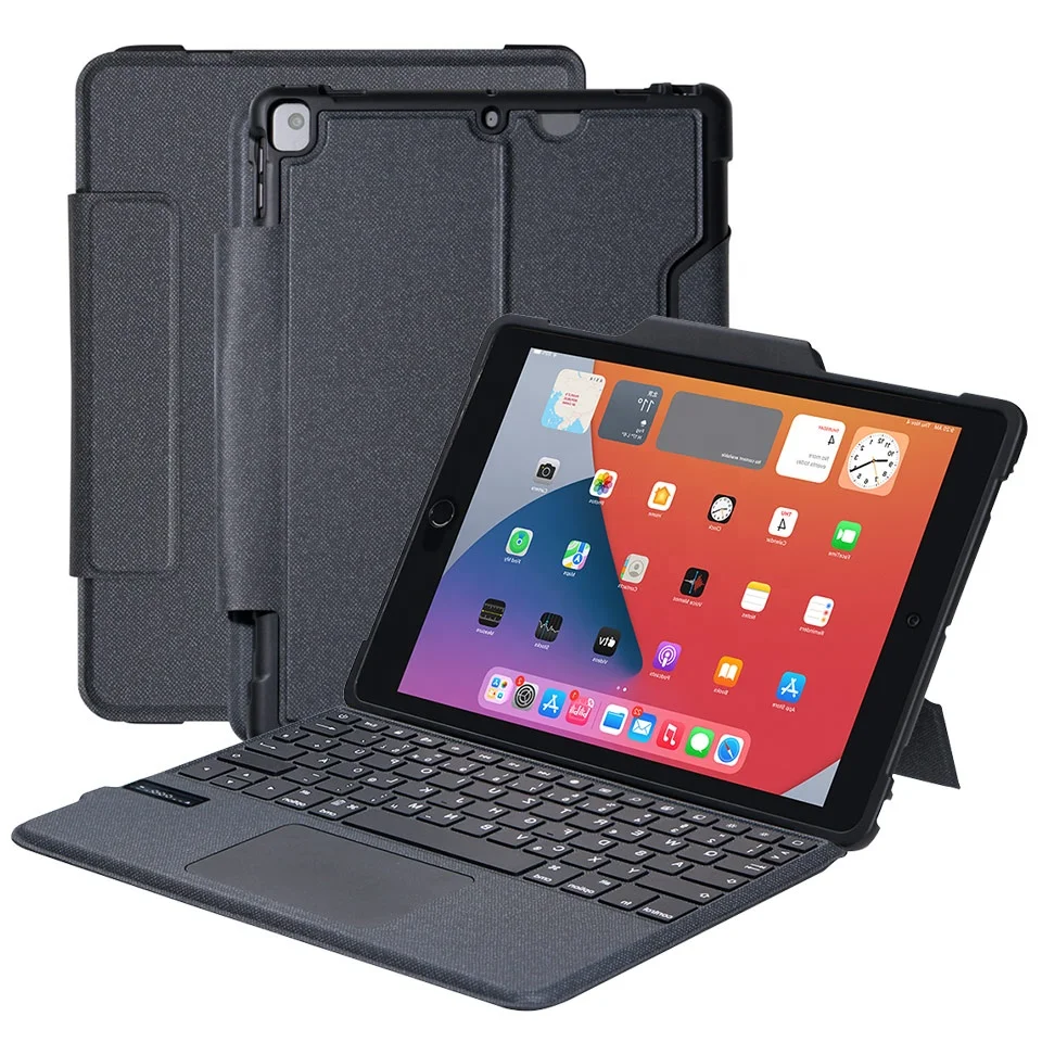 2023 YiLing Whole-sale Acrylic Magnetic Bluetooth keyboard Case For iPad  10.2 10.5