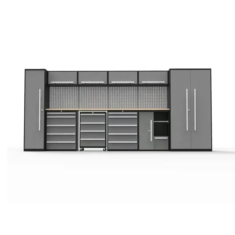 Workshop Garage JZD Tool Cabinet Steel Workbench Rolling Drawer Tool Cart with Casters