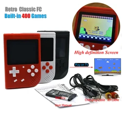 Best Christmas Gift Sup Game Box Built-in 400 Games Wireless Cheap Retro Handheld Childhood Game Console