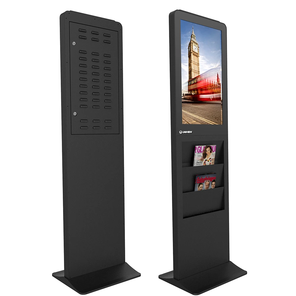 2022 Hot selling  newspaper  holding kiosk magazine photo booth digital signage display LCD