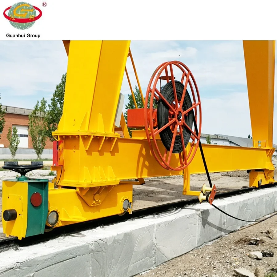 
heavy duty a-frame gantry crane with hoist trolley 