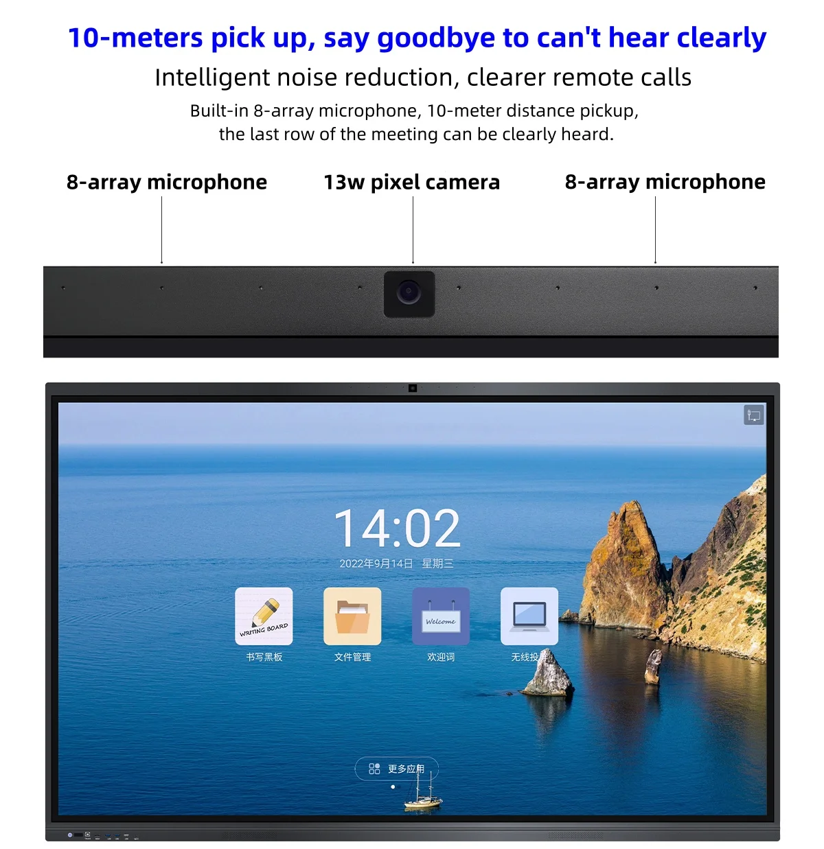 55 65 75 86 Inch Smart Board Price Multi Lcd Touch Screen Smart Tv White Board Whiteboard Marker Interactive Boards for Schools