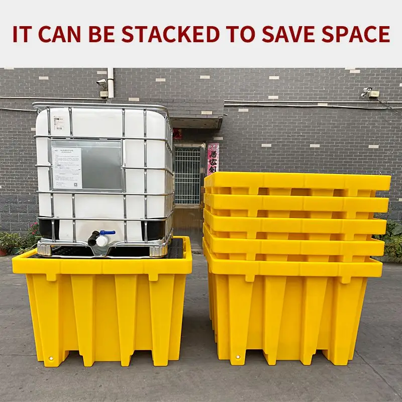 Heavy Duty Secondary Container For Oil Control Spill Container Tray Ibcs Tank Spill Pallet