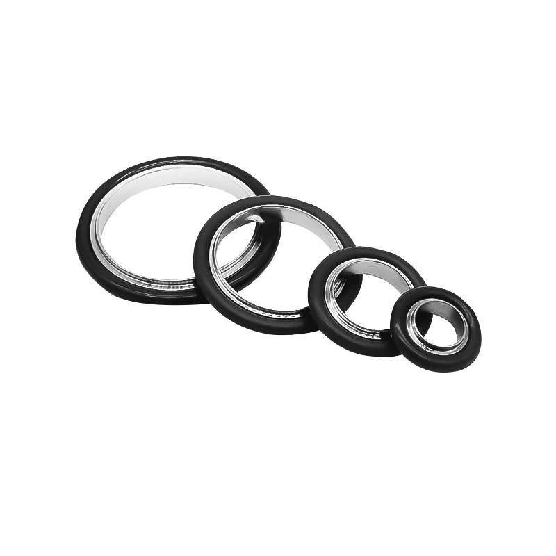 304 KF/NW 25 Flange O-ring With Support Kf Vacuum Kf Centering Rings With O-rings