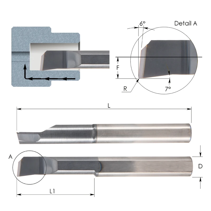 Customized carbide Solid Mini Boring Bar Metal Machine Small Bore Turning Cutter Carbide Micro Boring Tools For Cnc