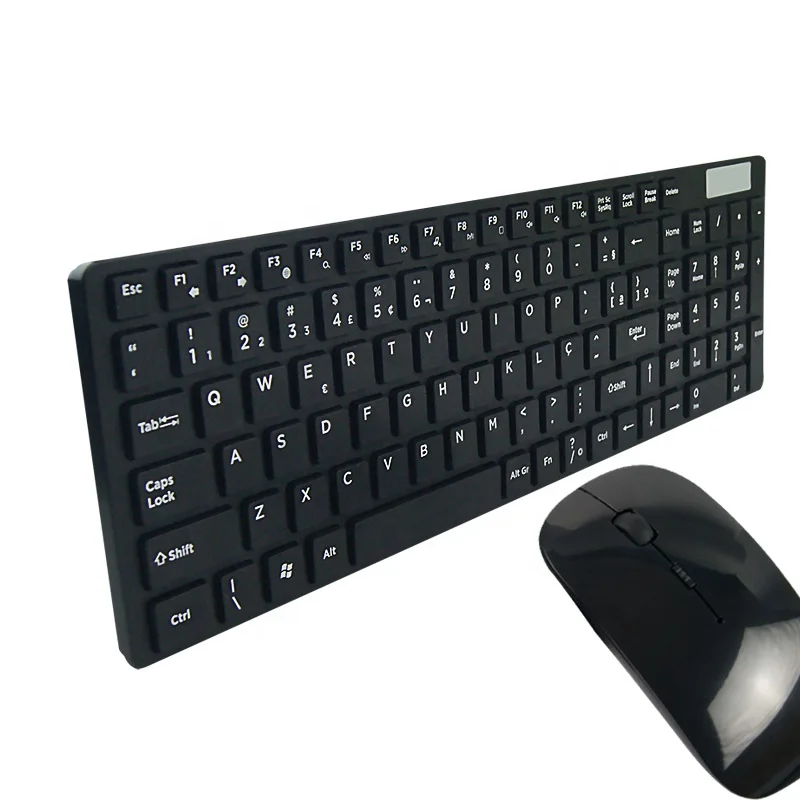 Цветная беспроводная клавиатура и мышь