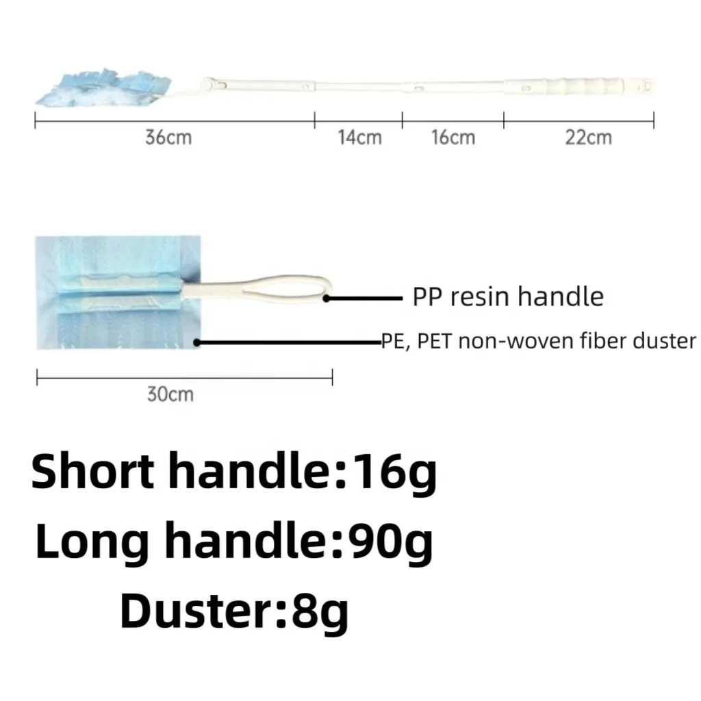 Disposable electrostatic duster household feather duster detachable cleaning brush dust cleaning dust for Multi Purpose