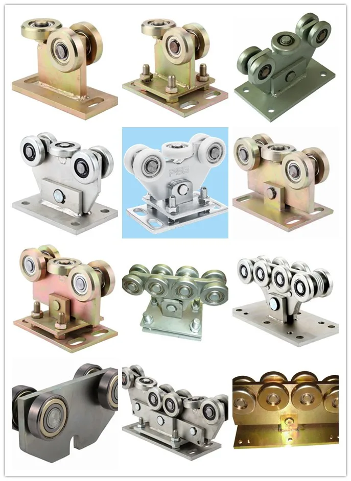 Self-supporting gate silver zinc cantilever gate wheel sliding trolley wheels