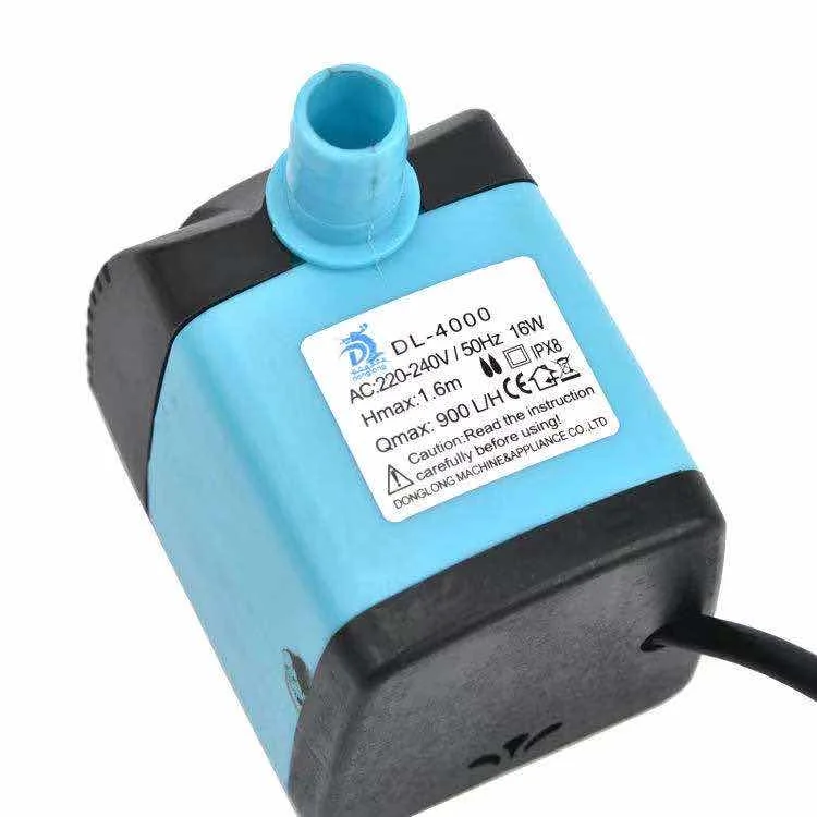 DL Electric water pump motor 16w 800l/h 1.6m air cooler submersible water pumpDL4000 Egypt air cooler pump
