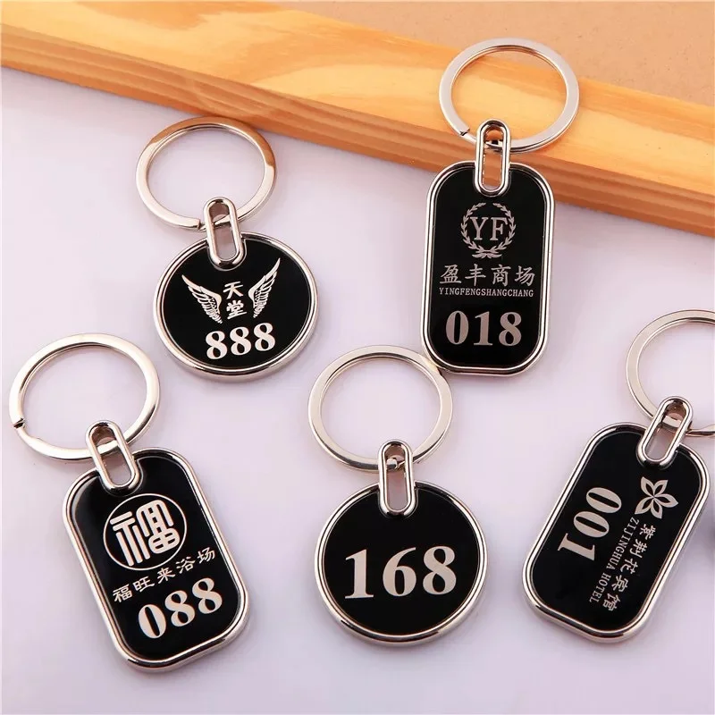 Wholesale custom logo blank vintage motel keychain hotel room keychain for promotion