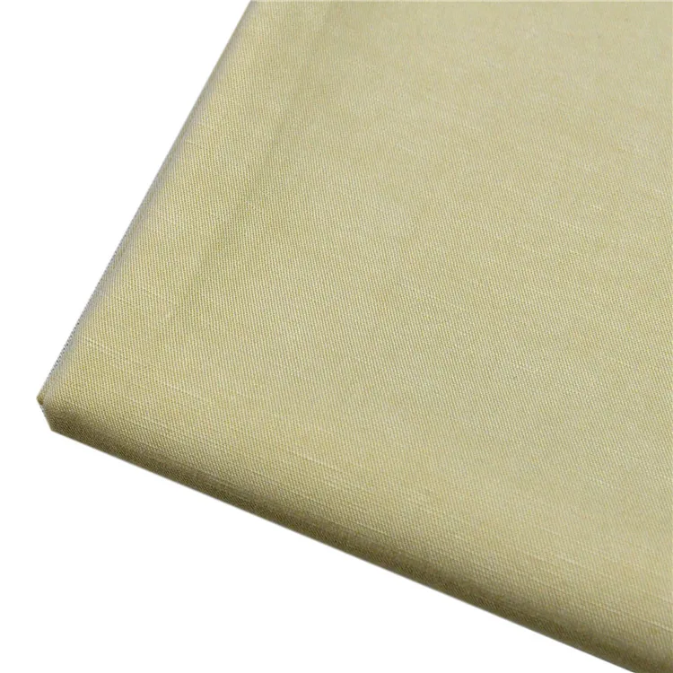 
embroidered plain office dress performance linen cushion tencel fabric 