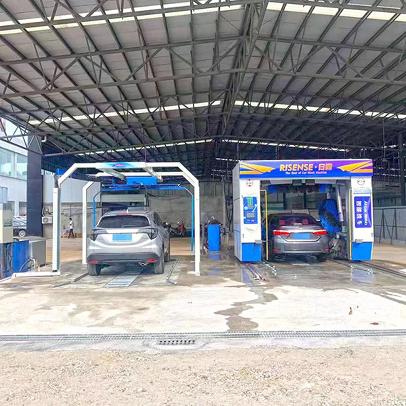 Swing Arm Type Balanced Structure Top Brush Automatic Rollover Car Washer