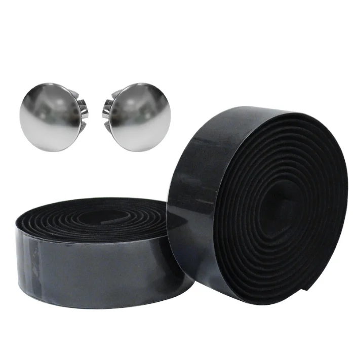 Bicycle Handlebar Anti-slip 2pcs Bike Handle Grip Tape High-density with End Plug Wear Resistant Cycling Accessories