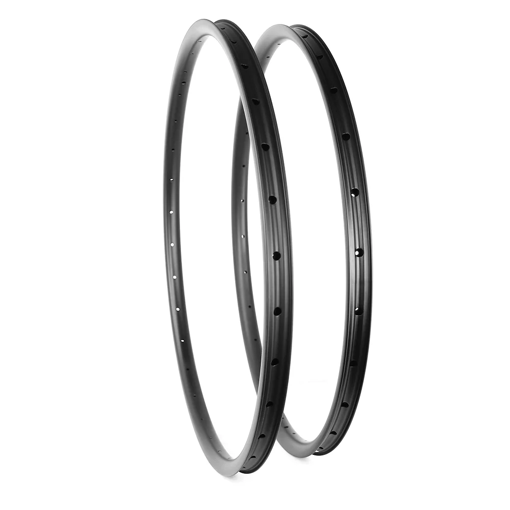 
High Quality 30mm Wide 25mm Deep 26er/650B/29er Lightweight Carbon MTB Rim XC Mountain Bike Tubeless 27.5er Rims 