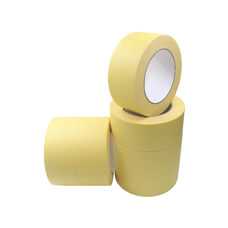 Magnetic Eyelash General Purpose Sharp Edge Wall Art Yellow Crepe Paper Masking Tape