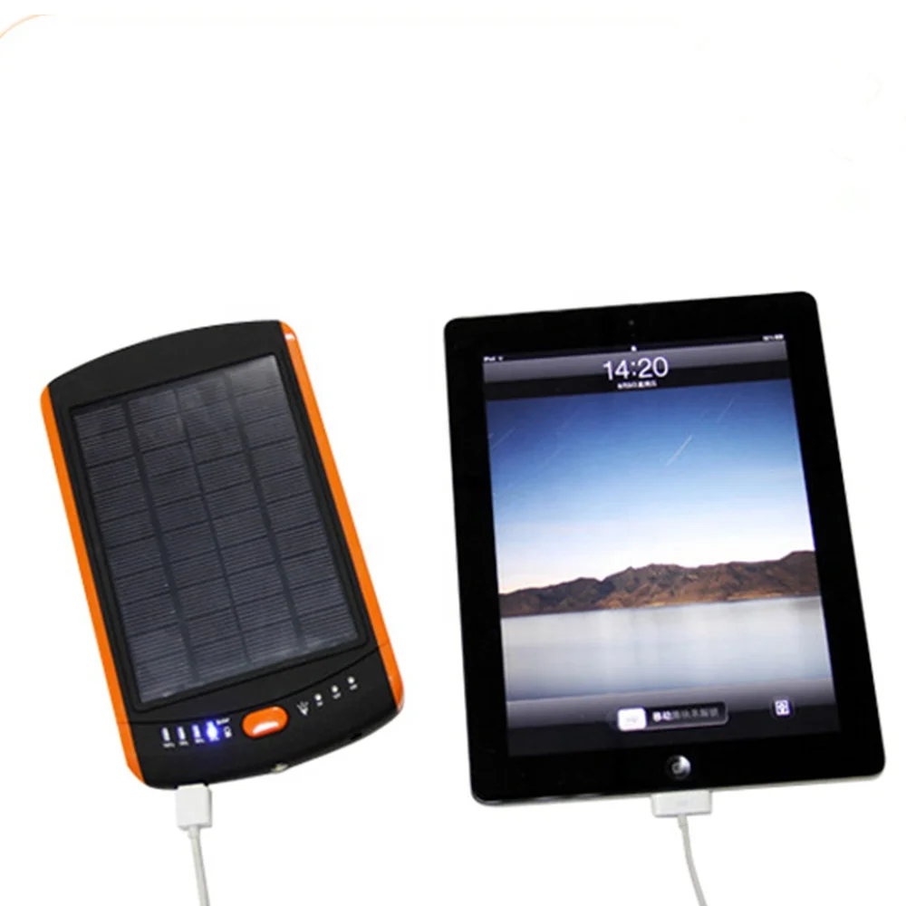 new products 19V DC output Solar Battery Backup 23000MAH Solar Panel Power Bank Customized Logo USB  Mobile PowerBANK