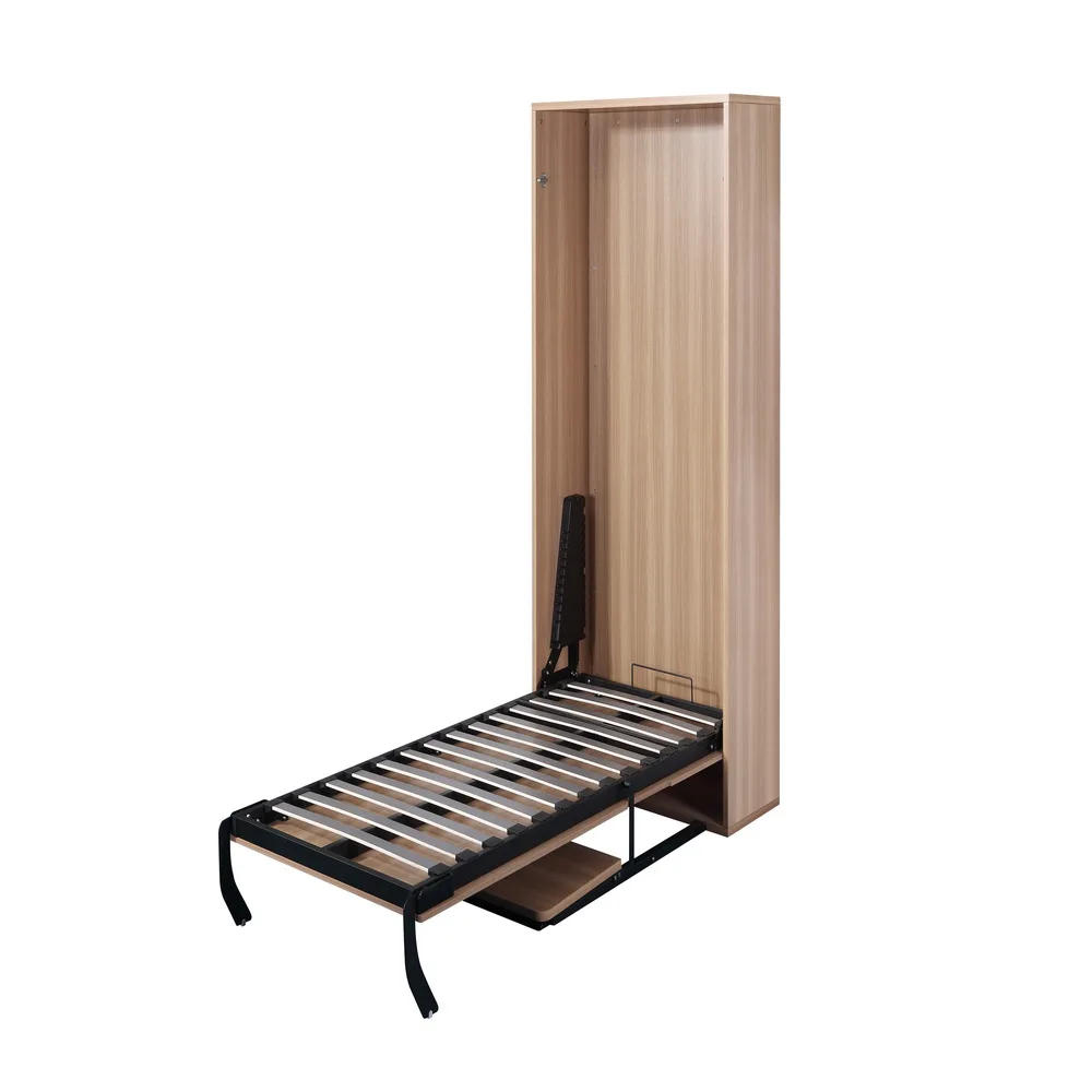 hidden space saving home furniture pull down wall/murphy bed in KD construction