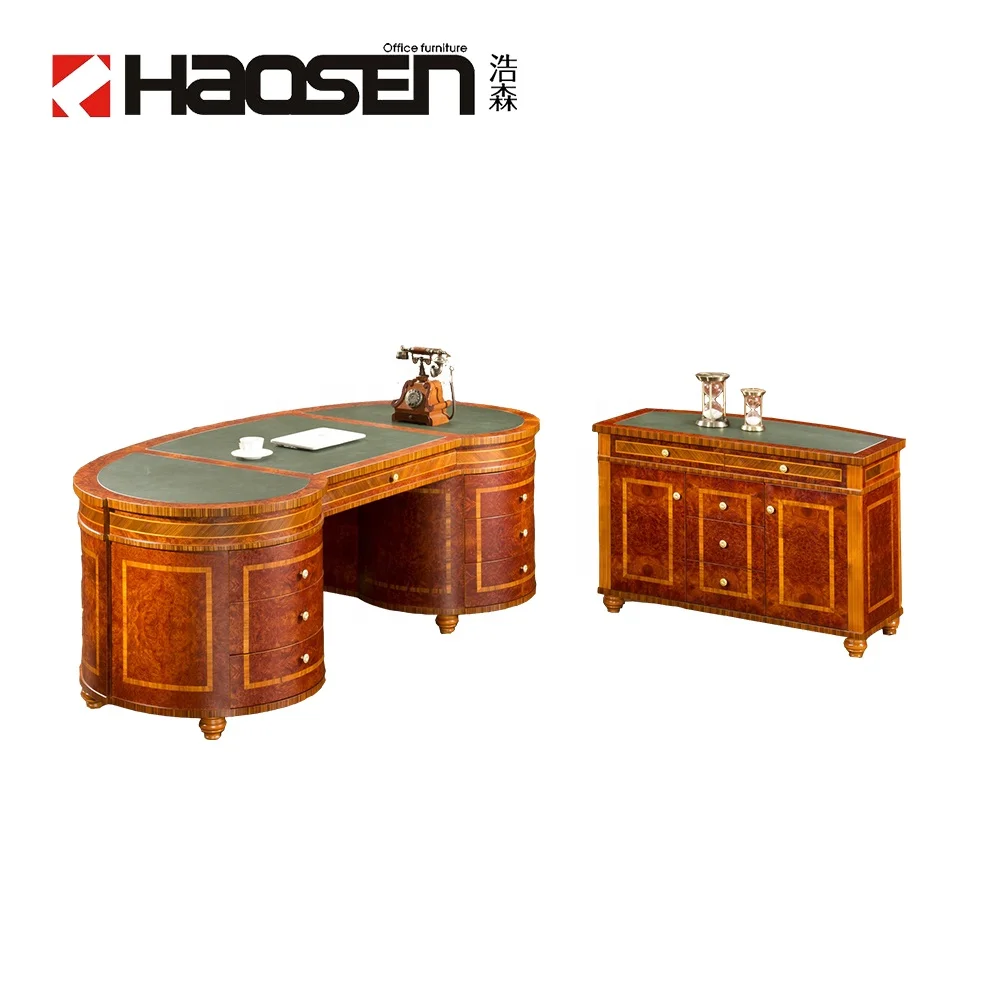 Haosen Rafflo 0809# Classic Executive table Solid wood Manufacturer office furniture