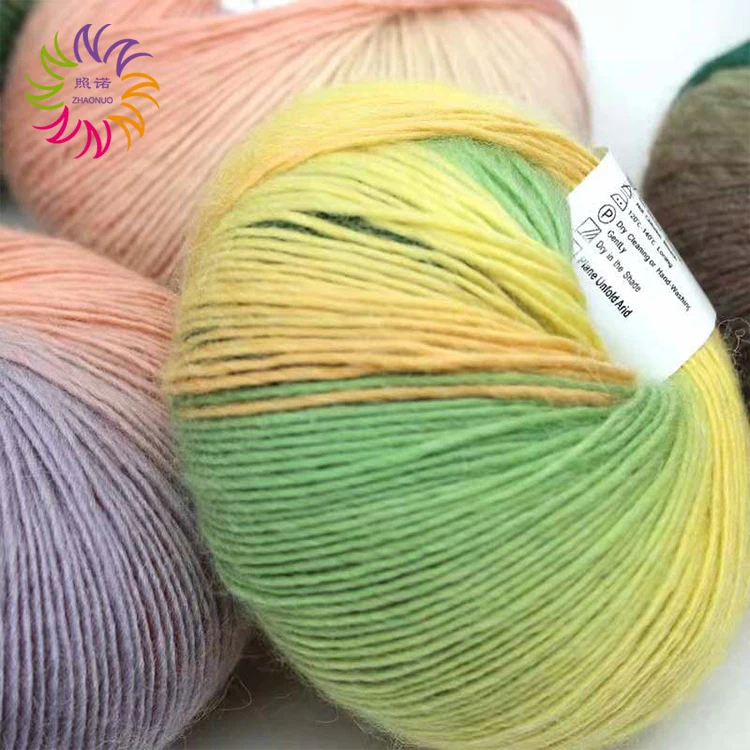 ZHAONUO wholesale knitting art comfy lambswool ball sweater cardigan worsted red set lamb superwash merino wool