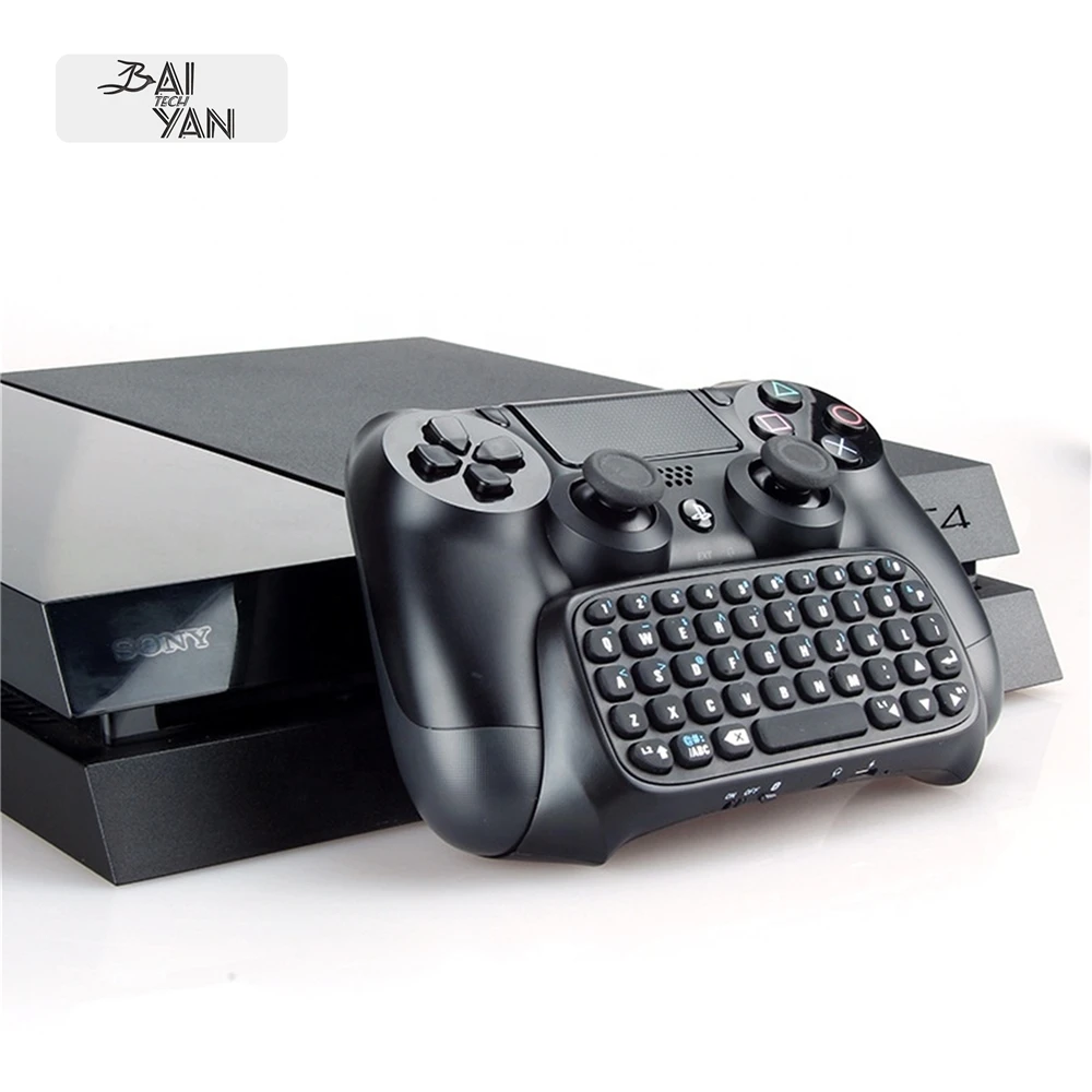 
 Беспроводная портативная игровая мини-клавиатура для PS4, панель для чата, клавиатура для сообщений, джойстик 2,4G для PS2 PS3 PS4 Xbox one контроллер  