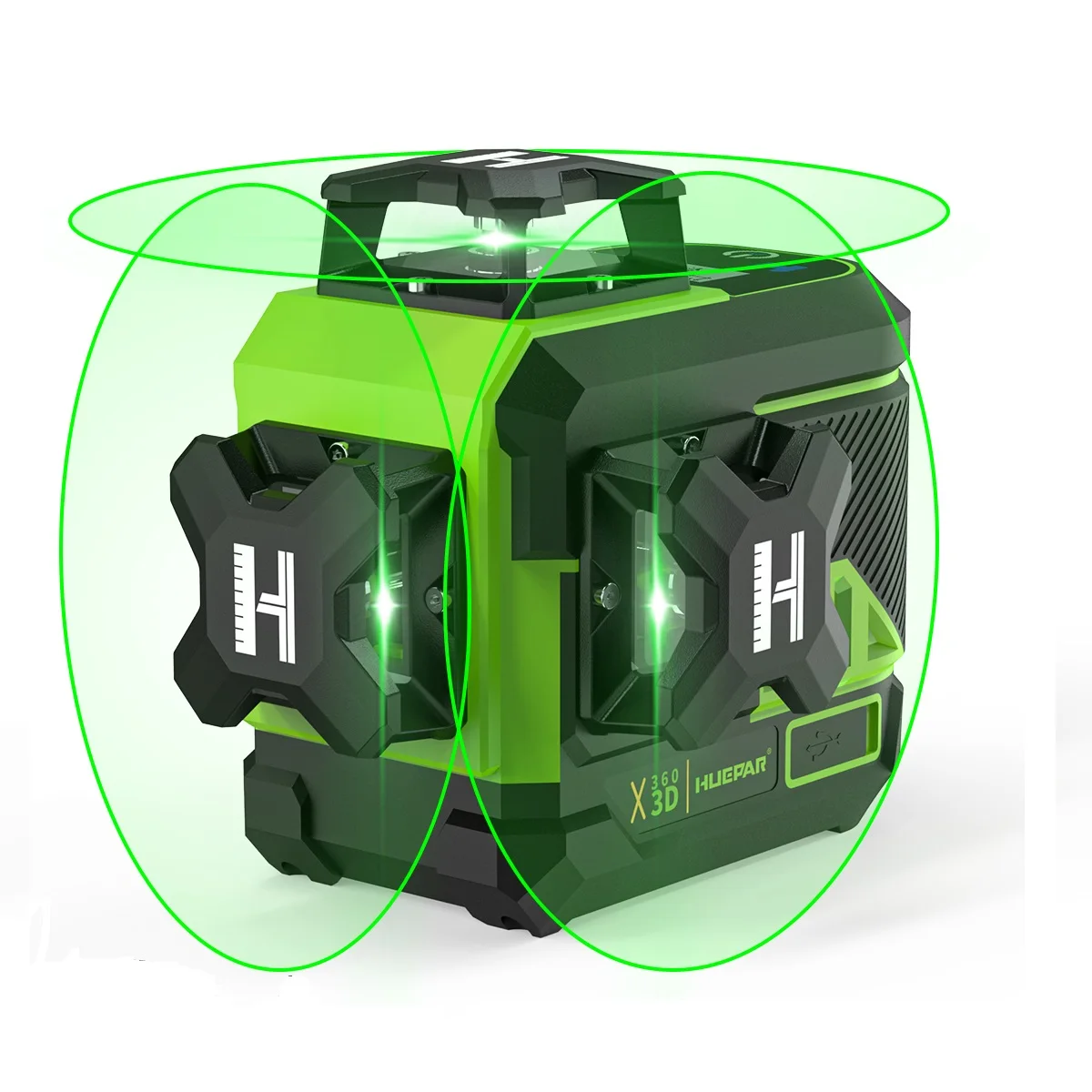 Huepar Z03cg Line Green Beam 360 Laser Machine Self Leveling Levels Kit