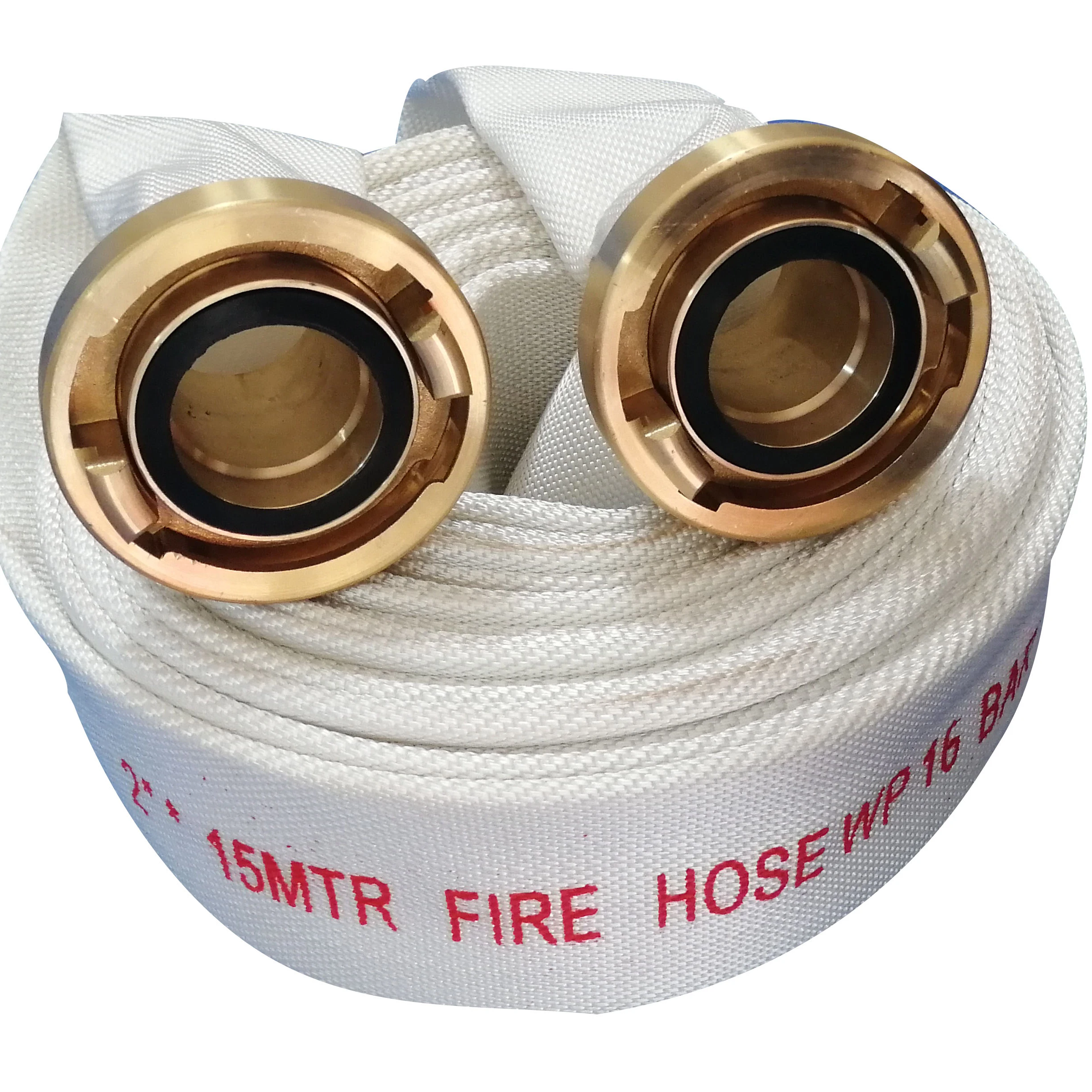 Government Bid 100% Polyester Light and Flexible Round Woven Fire Hose for Agricultural Irrigation and Fire Brigade