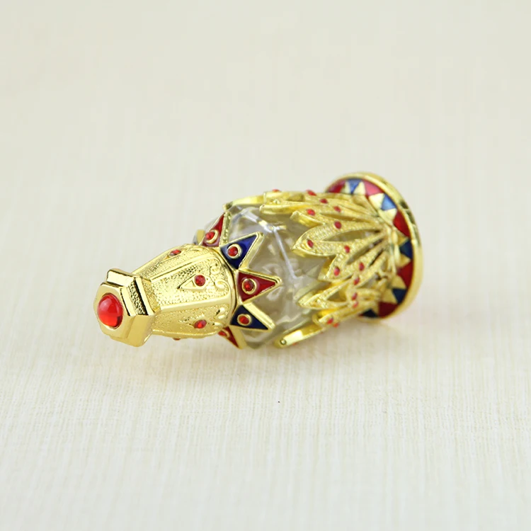 custom design crown shaped gold Arab attar bottle essential oil bottle