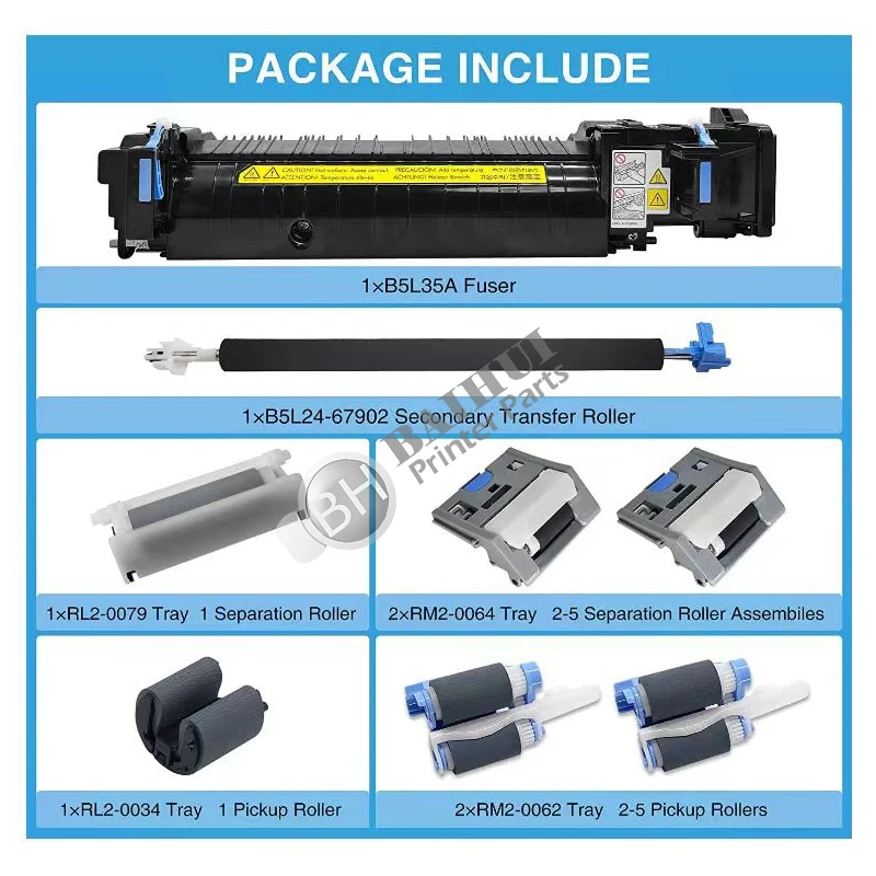 B5L35A Fuser Maintenance Kit for Hp Color Laserjet M553 M577 M552 Replaces RM2-0011 B5L35-67901 B5L35-67902