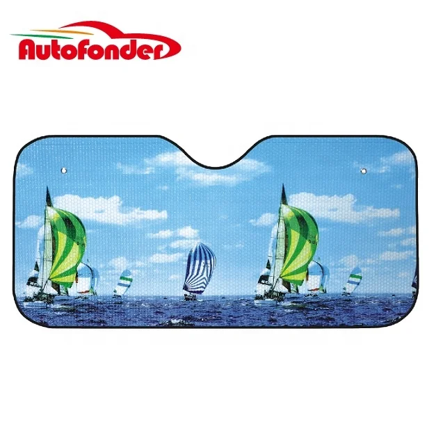 Top Selling Advertising Sunshade Silk-screen Printing Car Sun Shade