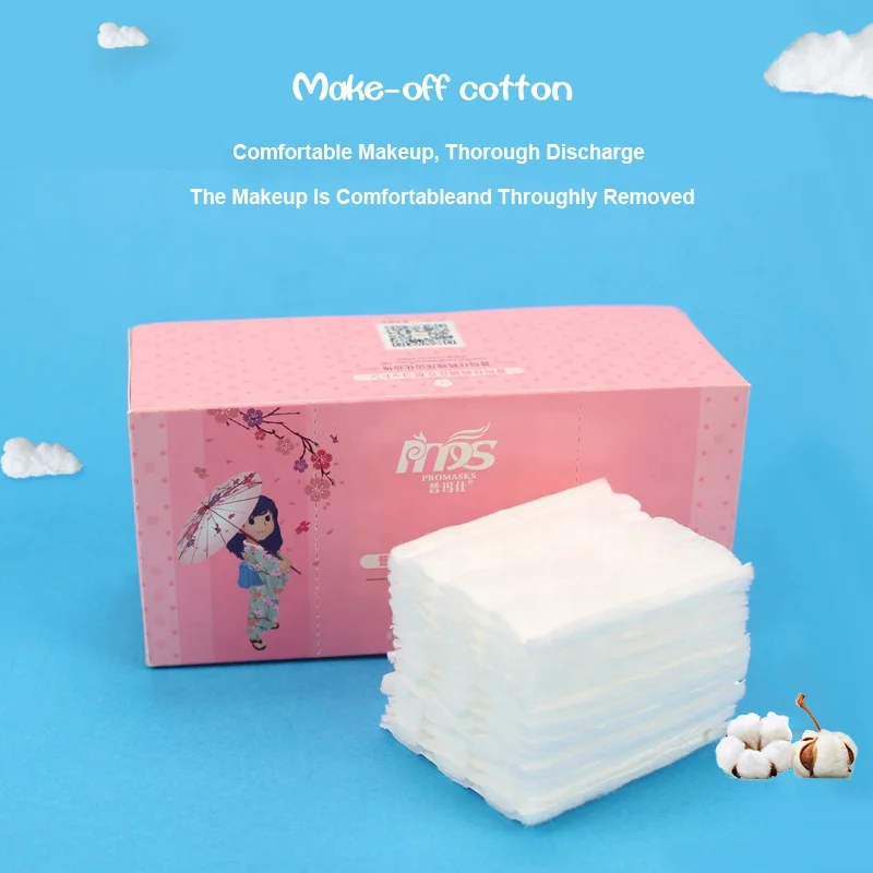 
Wholesale Promasks Brand Organic Disposable Remove Makeup Cotton 