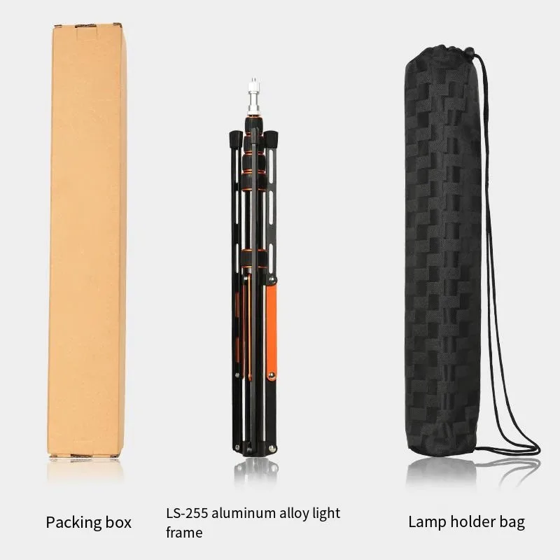 2.2M Professional Photography Light Stand Tripod Aluminum Alloy Tripod Stand With 1/4 Screw For Ring Light And Camera Tripod