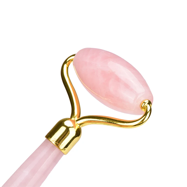 Fashions Women Gifts Face Lifting  Jade Roller And Gua Sha Tool Set Pink Rose Quartz Facial Massage Jaderoller GuaSha stone Set