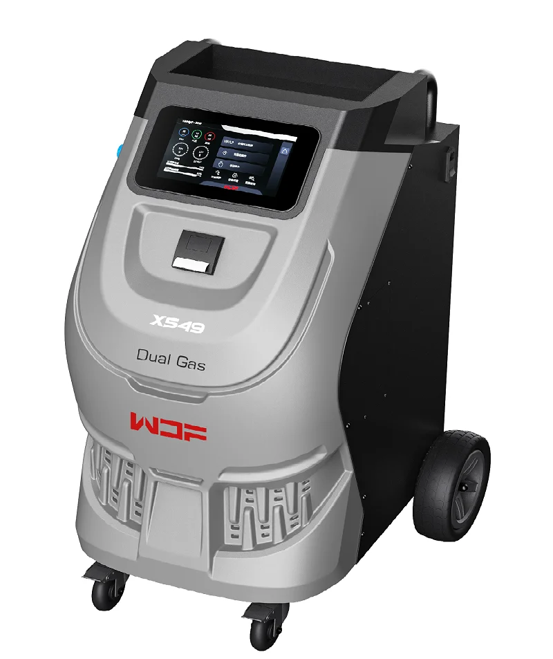 X549 Dual Gas Fully Automatic A/C Service Unit Gas Charger Air conditioner AC Car Machine 1234A  AC Recovery Machine