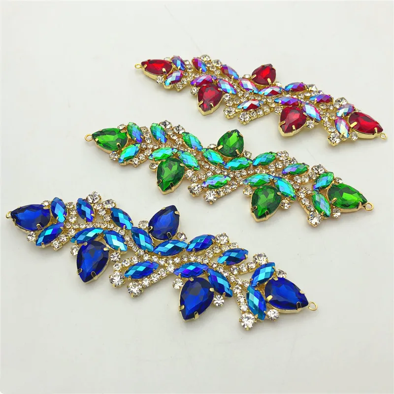 Популярная аппликация для одежды, сумок и обуви в форме стеклянных бусин