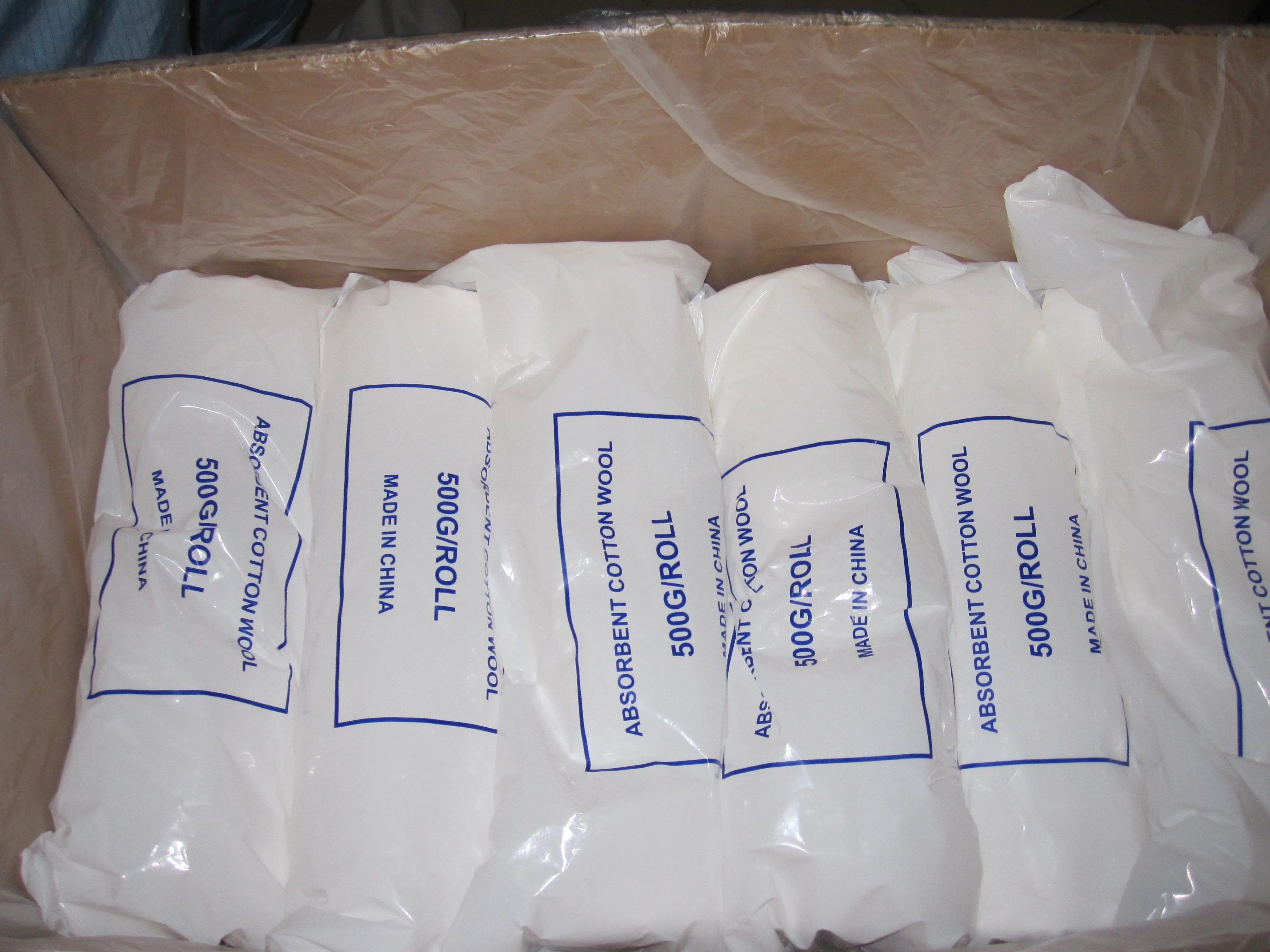 surgical Absorbent 100% Cotton medical cotton wool roll
