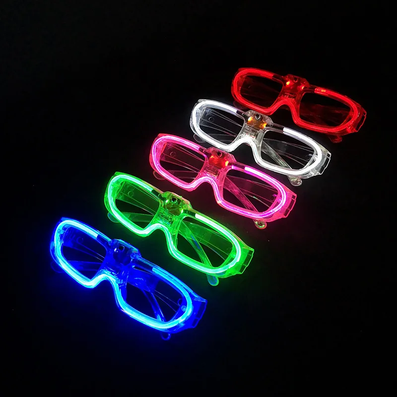 High Quality Glow In The Dark Glasses Light Up Glasses Led Shutter Glasses Event Party Supplies