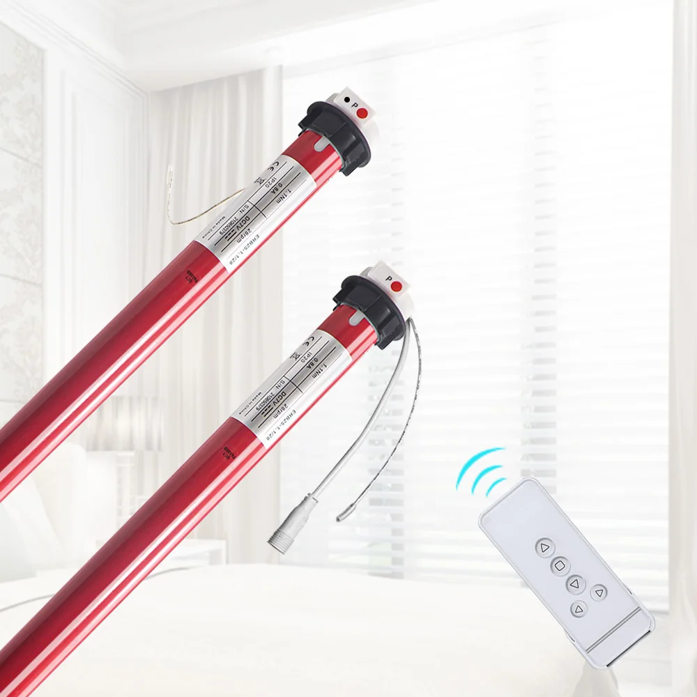 Automatic battery operated cordless roller binds tubular motor wholesale price