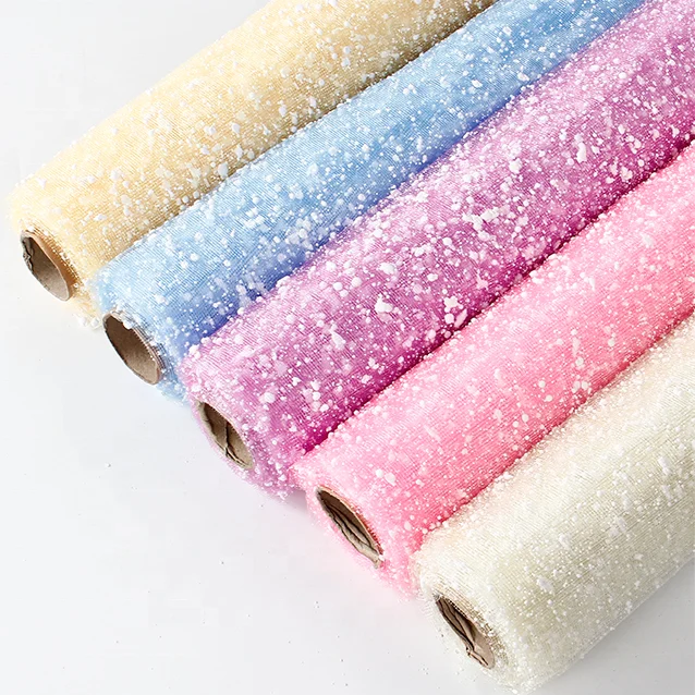 Non-woven Flower Gift Wrapping Roll Luxury Waterproof Custom Printed Tissue Paper For Packaging