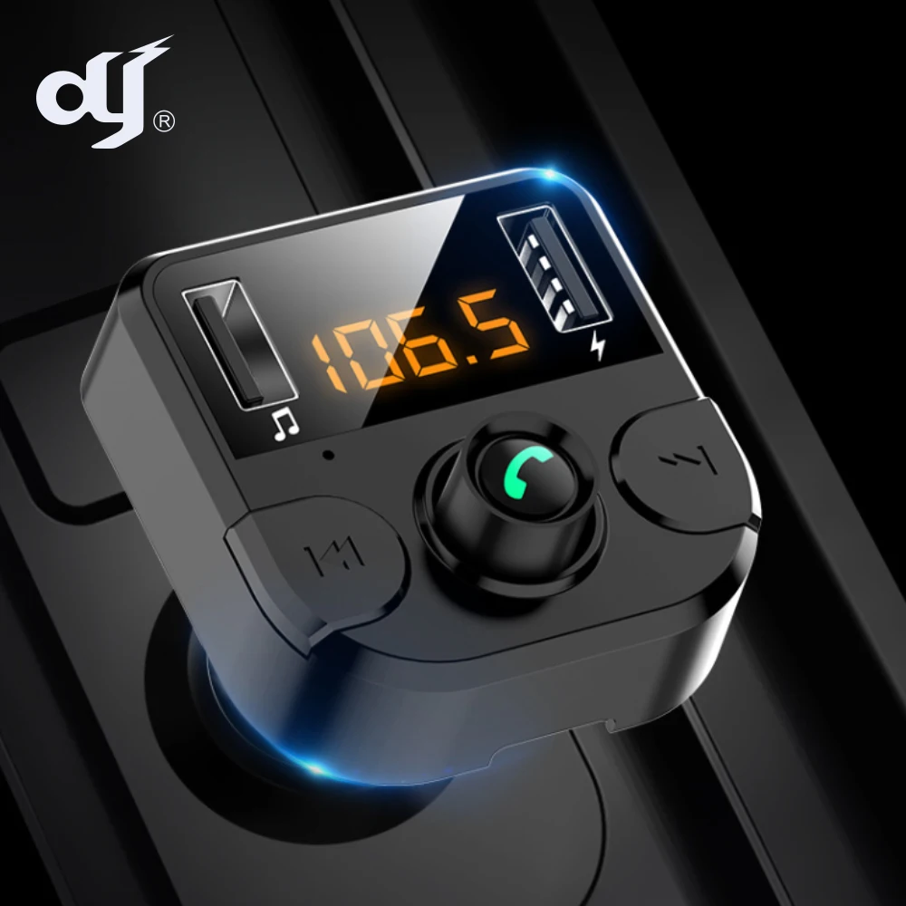  В наличии портативный автомобильный FM-передатчик беспроводной Bluetooth комплект громкой связи с Usb-зарядным
