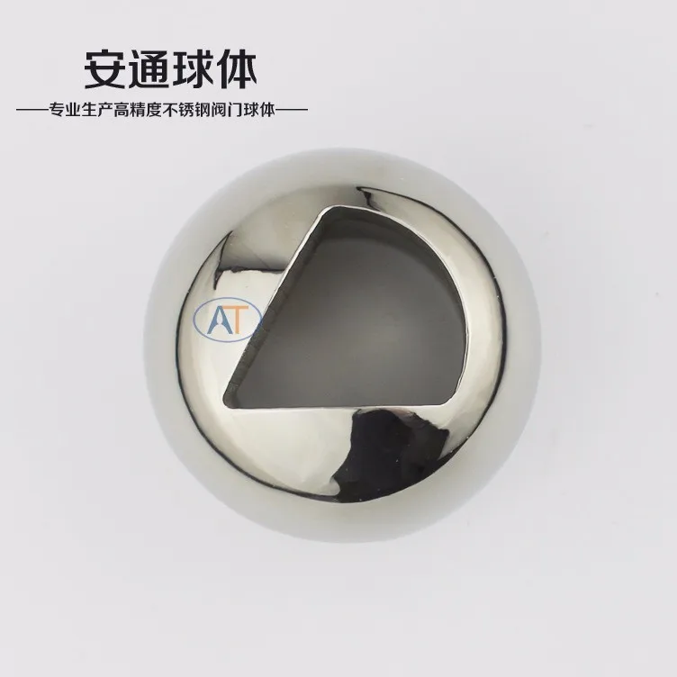 
2019 wholesale polished floating steel trunnion 30degree v port valve ball 