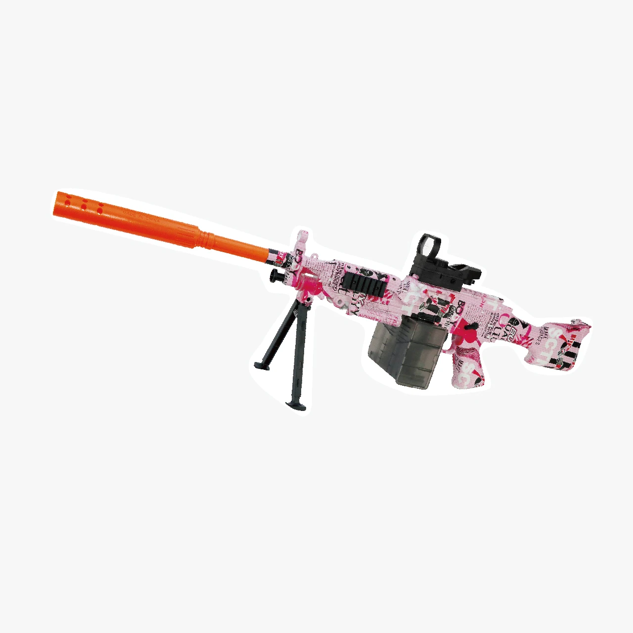 Factory Sale Electric Splat Blaster M249 Toy Gun with Soft Bullet Ammo ABS Material Splat Blaster Toy Pistol Gift