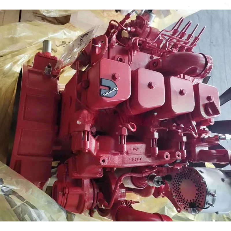 excavator 4 cylinder 4BT diesel engine motor for cummins