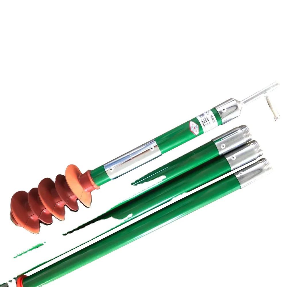 Hot Selling High Voltage Fiberglass Telescopic Hot Stick With High Quality