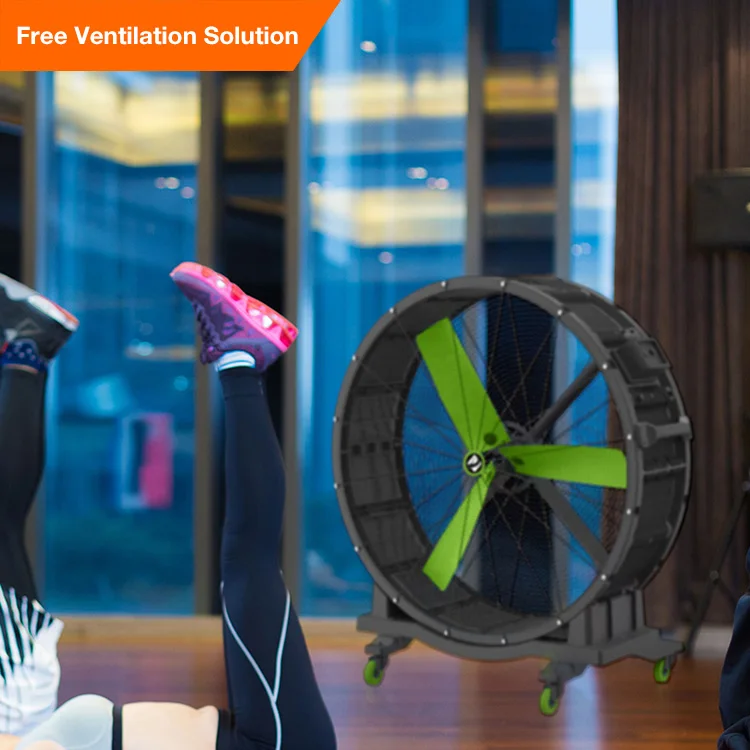 Hot sell fashion 1.5m diameter big portable mobile free standing BLDC hvls fan