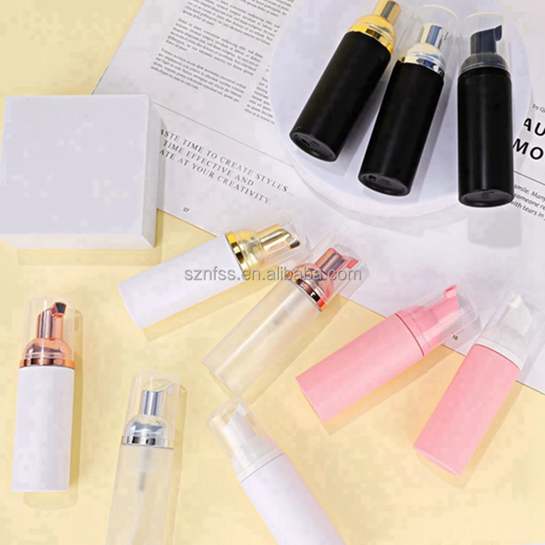 60Ml Matt Nigeria Frosted Cosmetic 10 Ml Low Moq 500G Black Matte 250Ml Square Plastic 500Ml Bottles With Gold Foam Pump Bottle