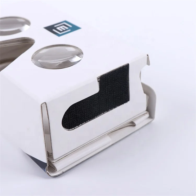 Resuable 37mm Lens Cardboard Virtual reality Glasses 3D Video VR Box Corrugated Paper Google Cardboard 3D VR Glasses