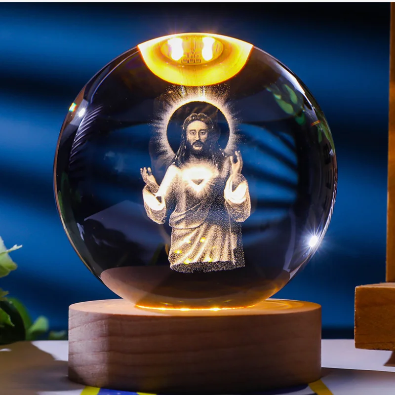 Brand New High Quality Customized Design Christianity Souvenir Gift Multiple Sizes Personalized Crystal Ball