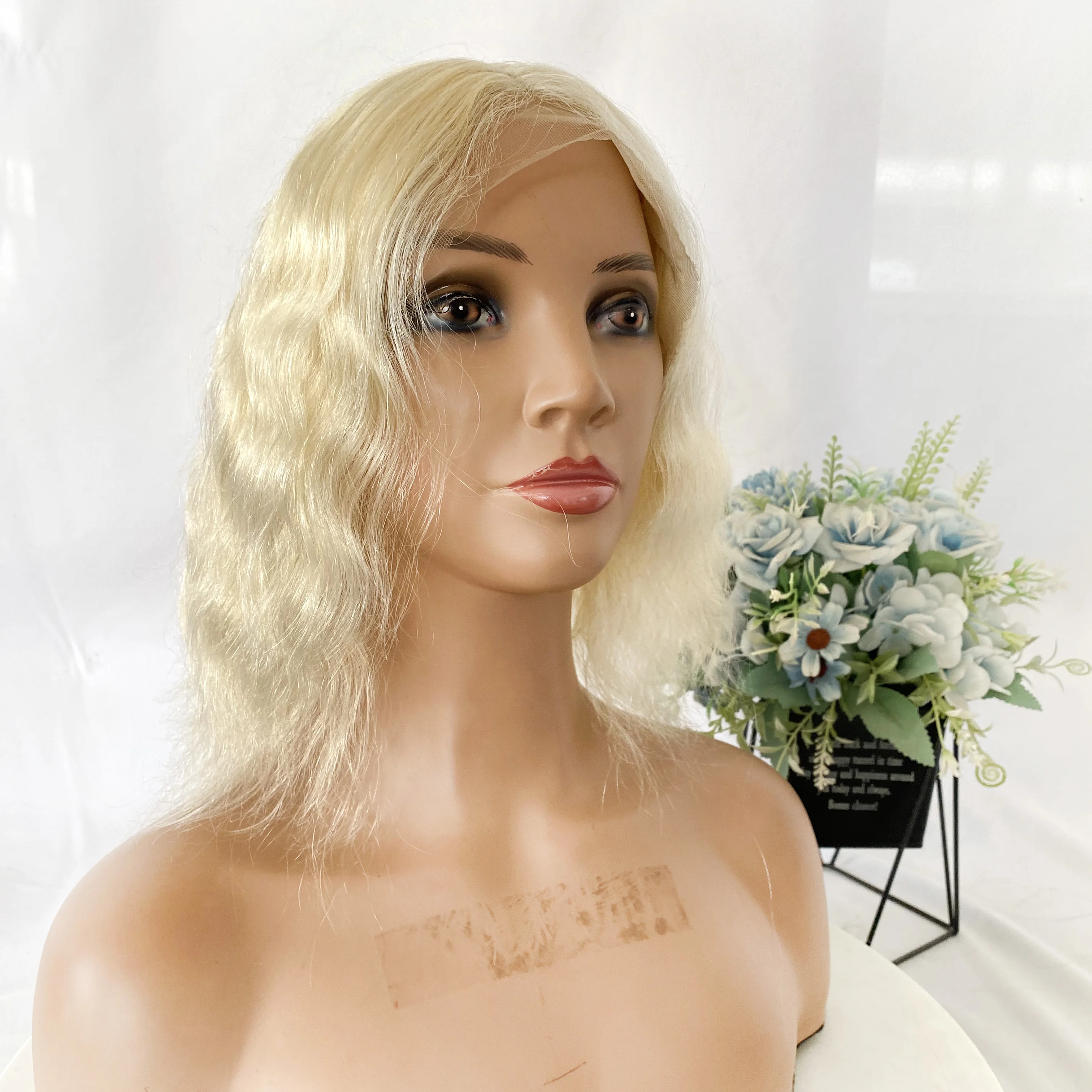 wholesale Human Hair Wigs deep Curly Virgin Hair T Lace Front Human Hair Wigs